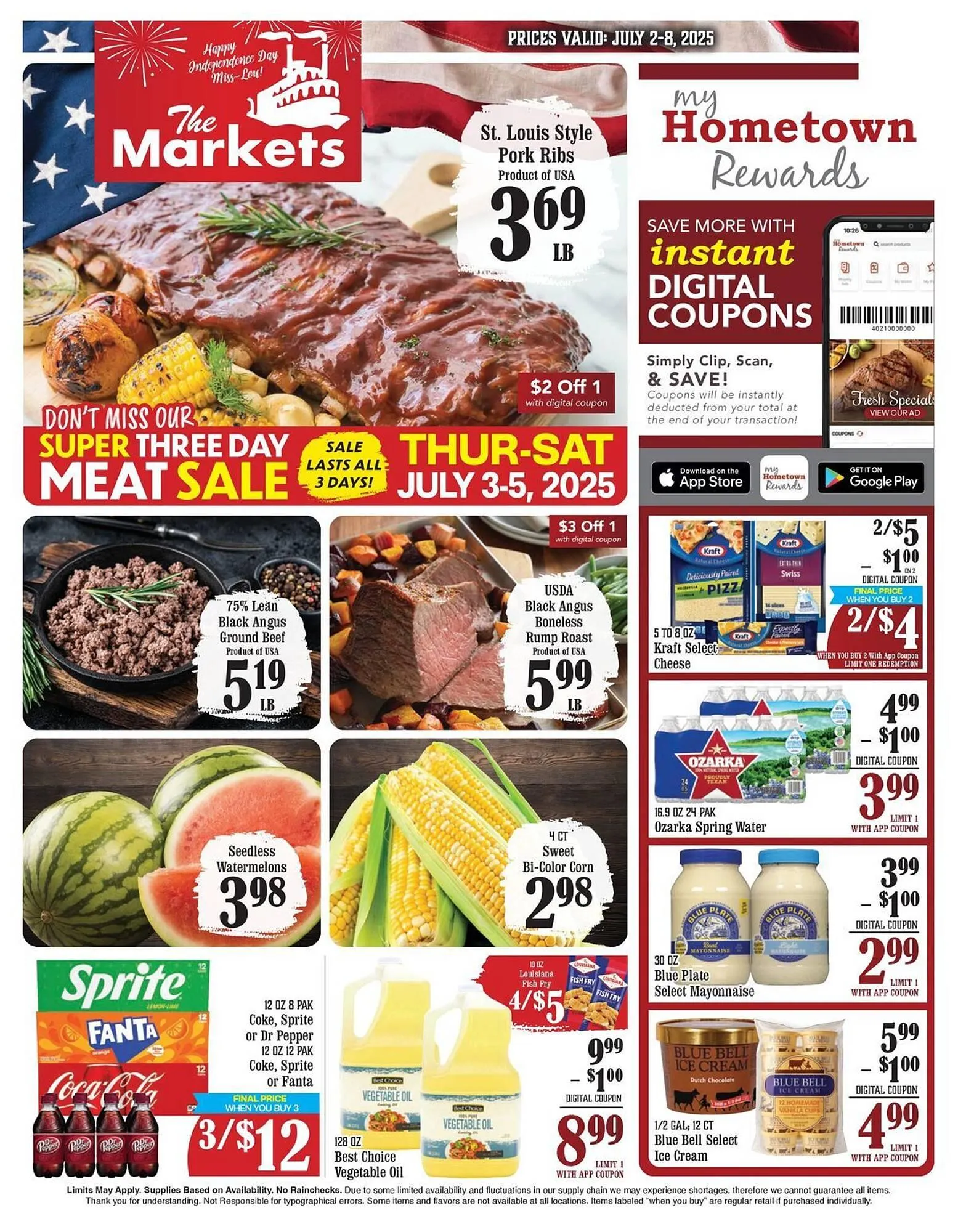 Weekly ad The Markets Weekly Ad from July 2 to July 8 2025 - Page 1