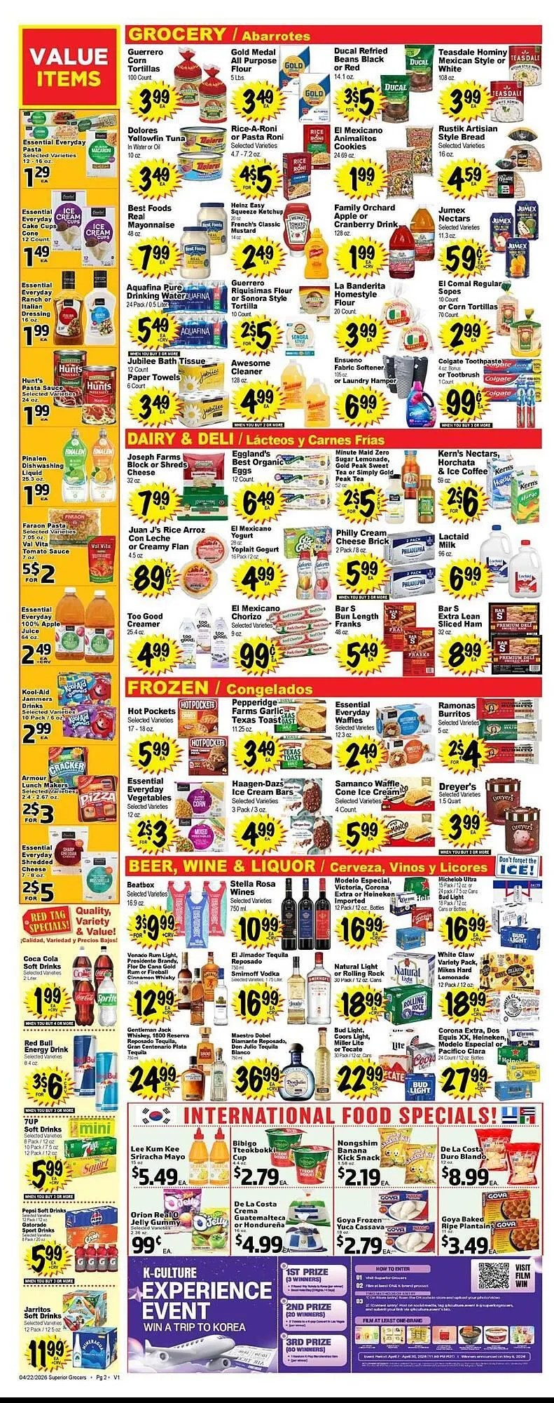 Weekly ad Superior Grocers weekly ad from April 22 to April 28 2026 - Page 2
