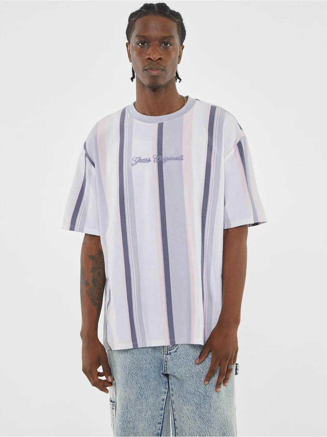 GUESS Originals Eco Vertical Stripe Tee