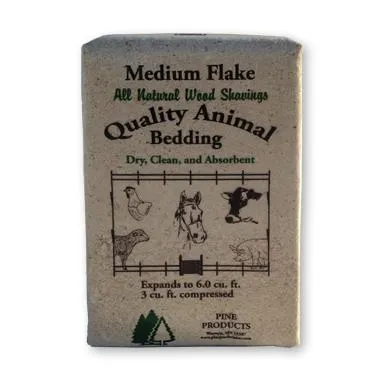 Pine Products Medium Pine Flakes, 3 cu. ft.