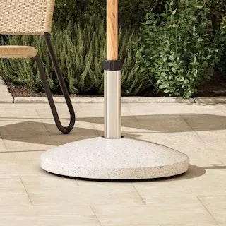 Solina Umbrella Base - White Terrazzo