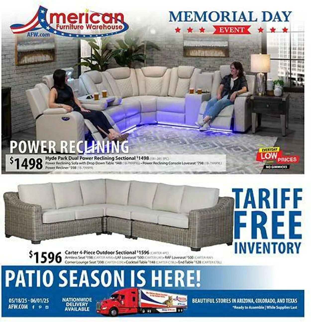 Weekly ad American Furniture Warehouse Current weekly ad from November 23 to December 7 2025 - Page 1