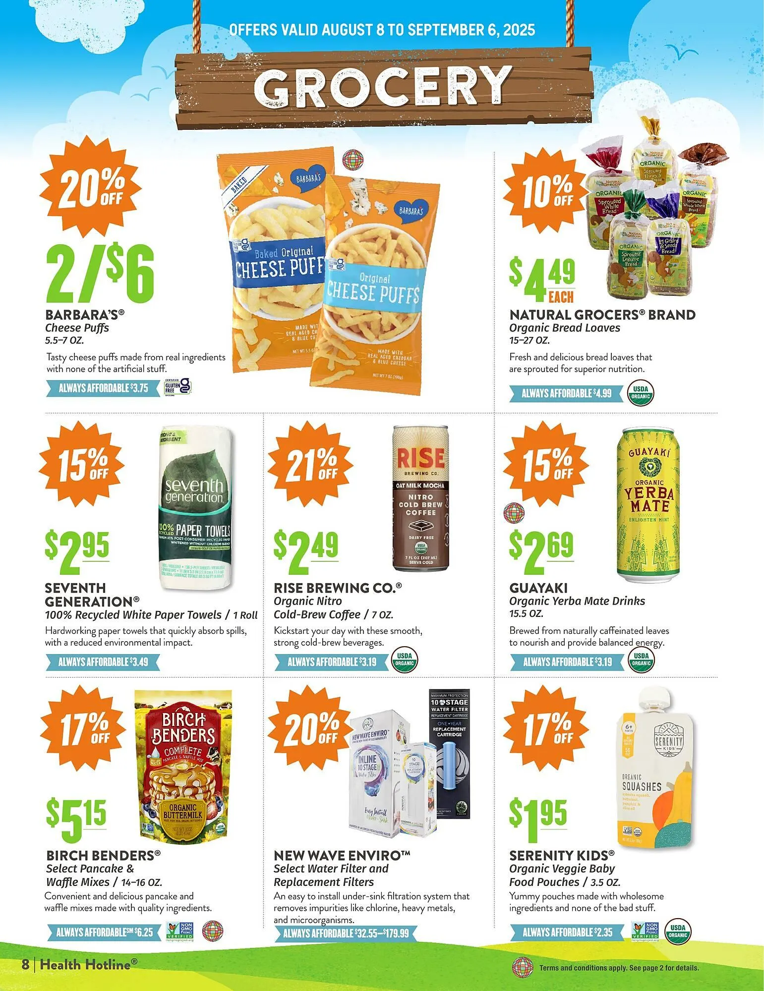 Weekly ad Natural Grocers ad from August 8 to September 6 2025 - Page 8