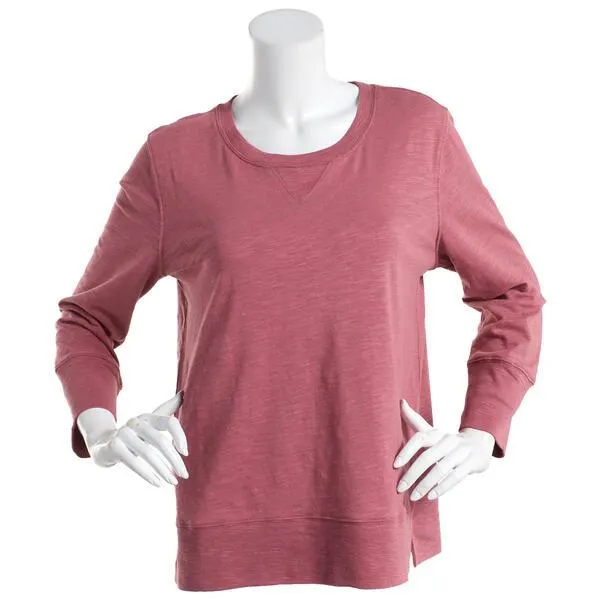 Womens Preswick & Moore® 3/4 Sleeve Slub Tee