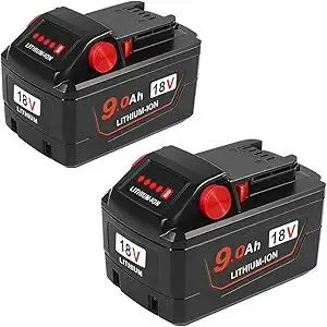 9.0 Ah Replacement for Milwaukee M - 18 Battery (9.0AH-2P)