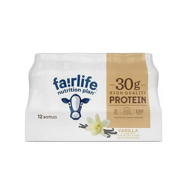Fairlife Nutrition Plan 30g Protein Shake, Vanilla (11.5 fl. oz, 12 Pack)