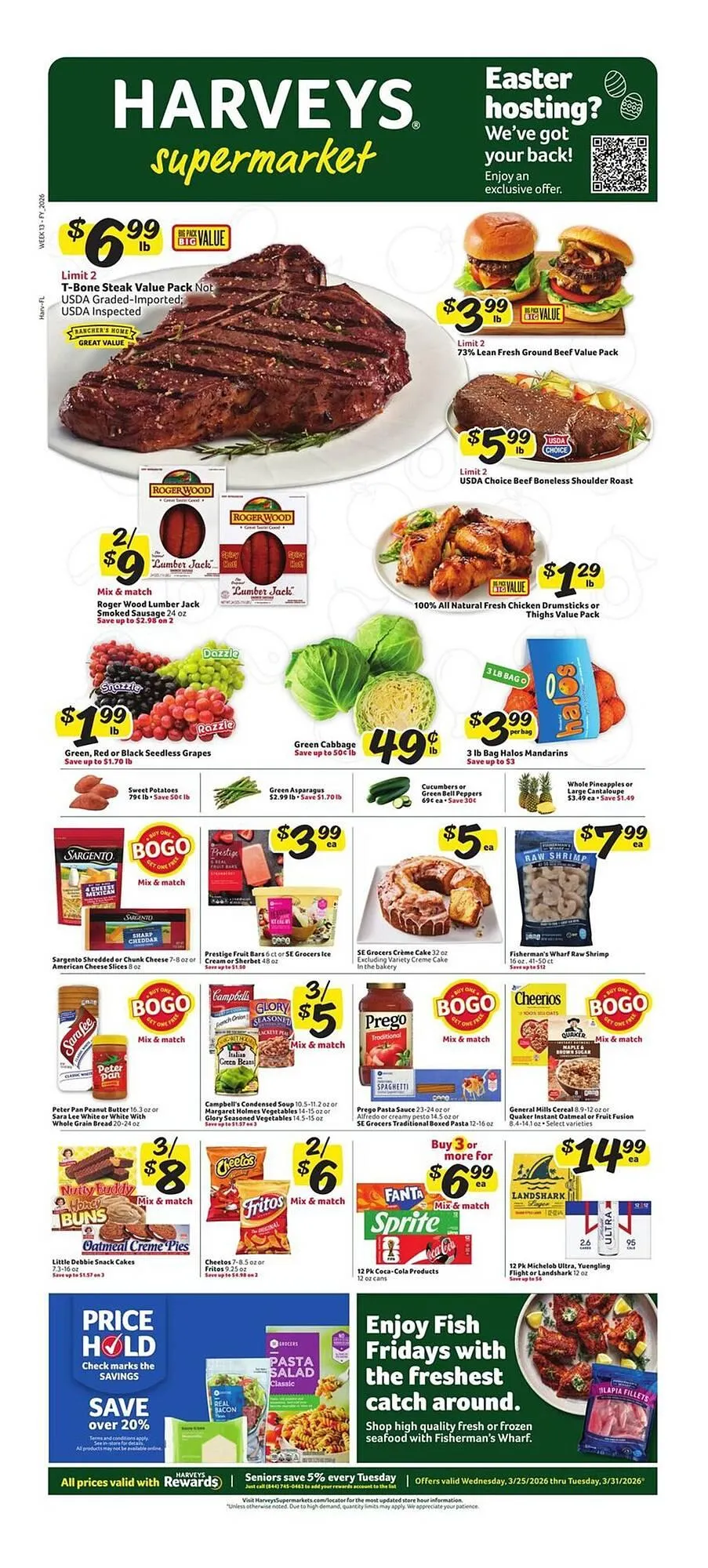 Weekly ad Harveys Supermarkets weekly ad from March 25 to March 31 2026 - Page 1