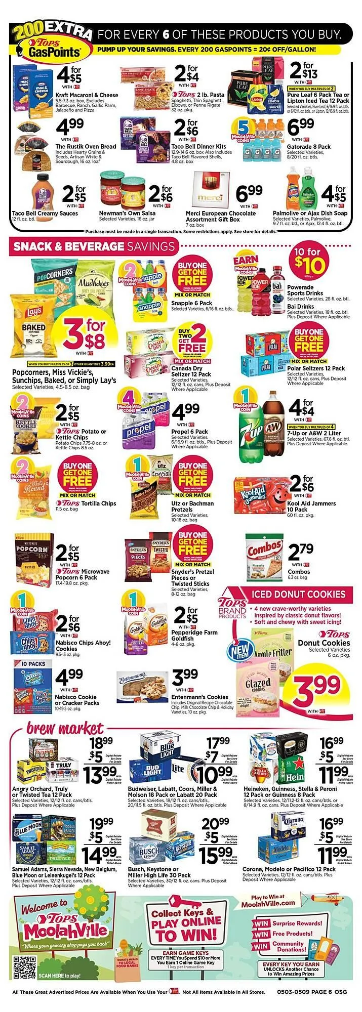 Weekly promotion Tops weekly ad spanning from May 3 to May 9 2026 - Page 6 for Catalogue 365