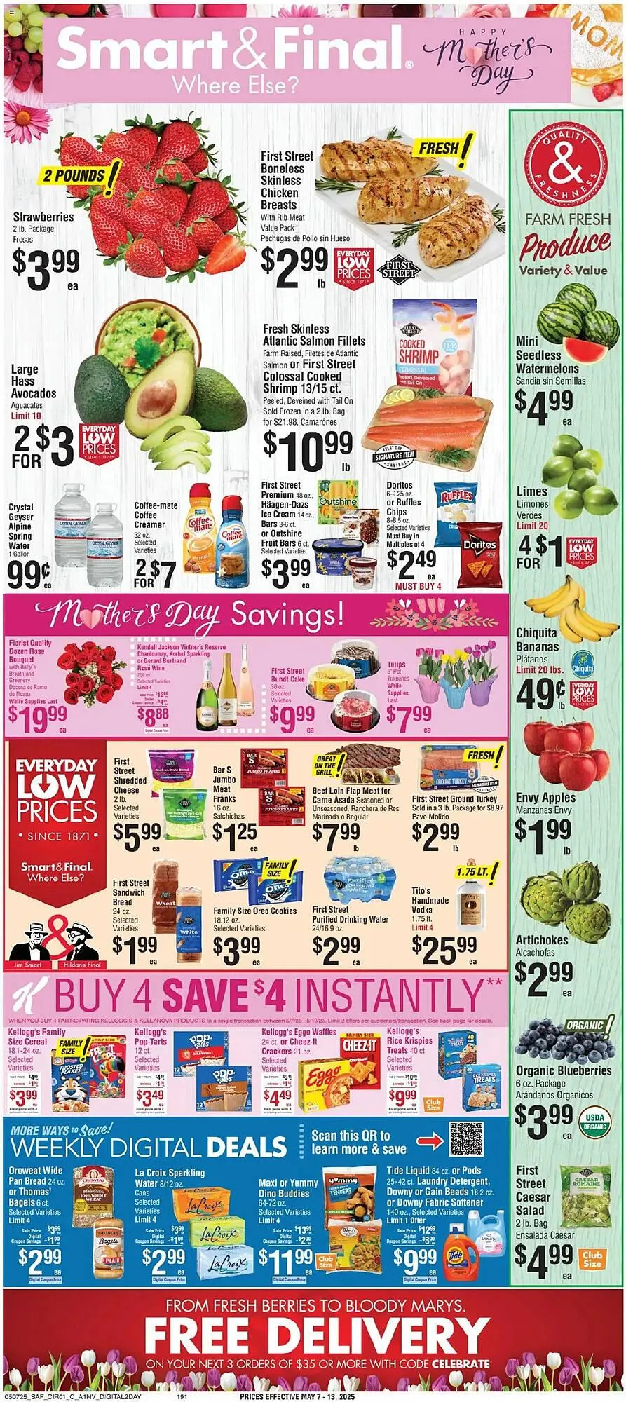 Weekly ad Smart & Final Weekly Ad from May 7 to May 13 2025 - Page 1