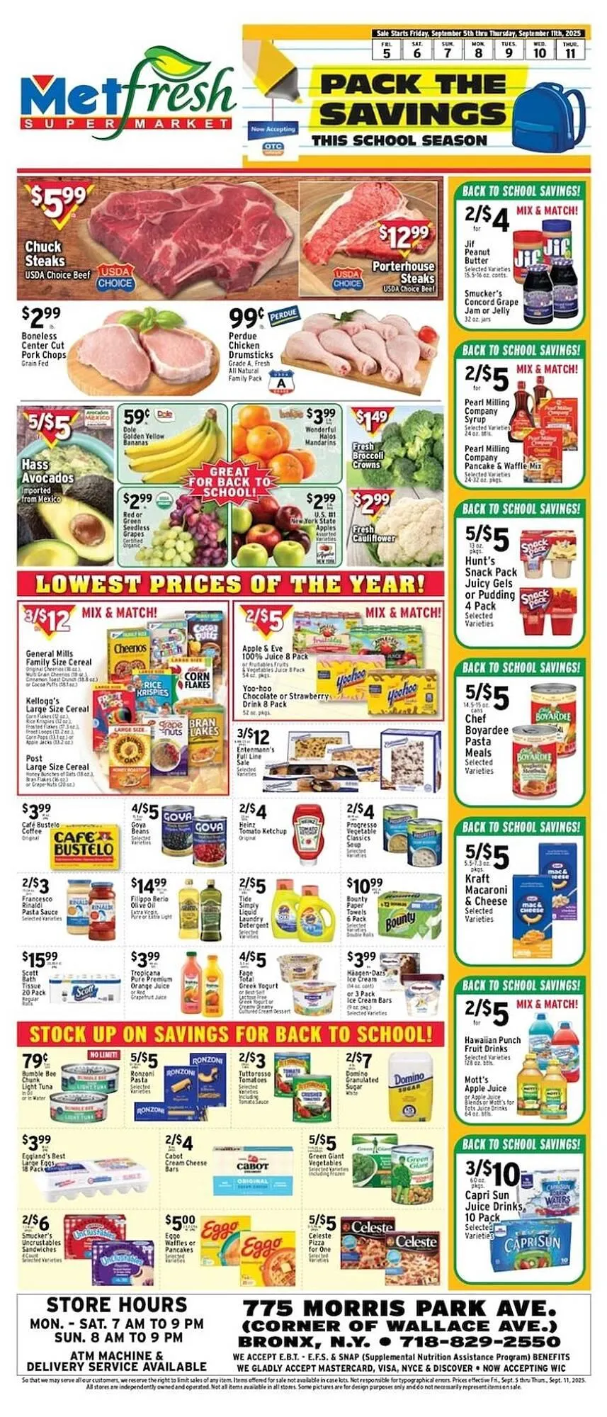 Weekly ad Met Foodmarkets weekly ad from September 5 to September 11 2025 - Page 1