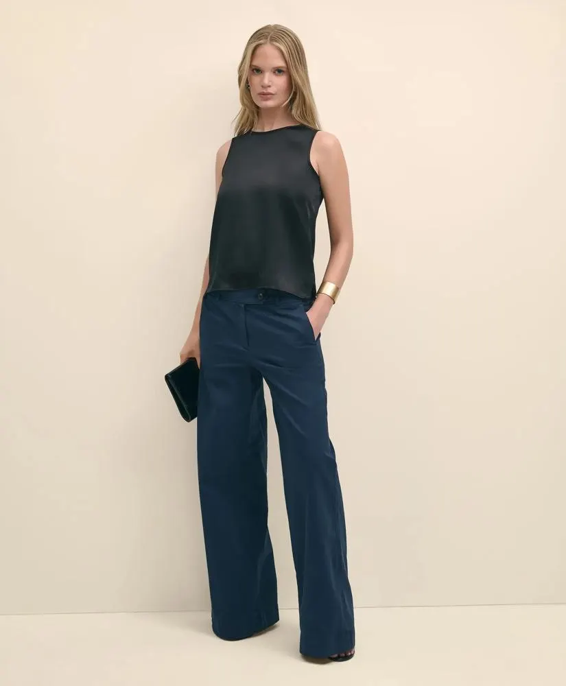 Sleeveless Shell in Washable Silk