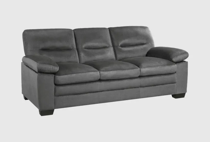 Putnam Dark Grey Fabric 84" Sofa