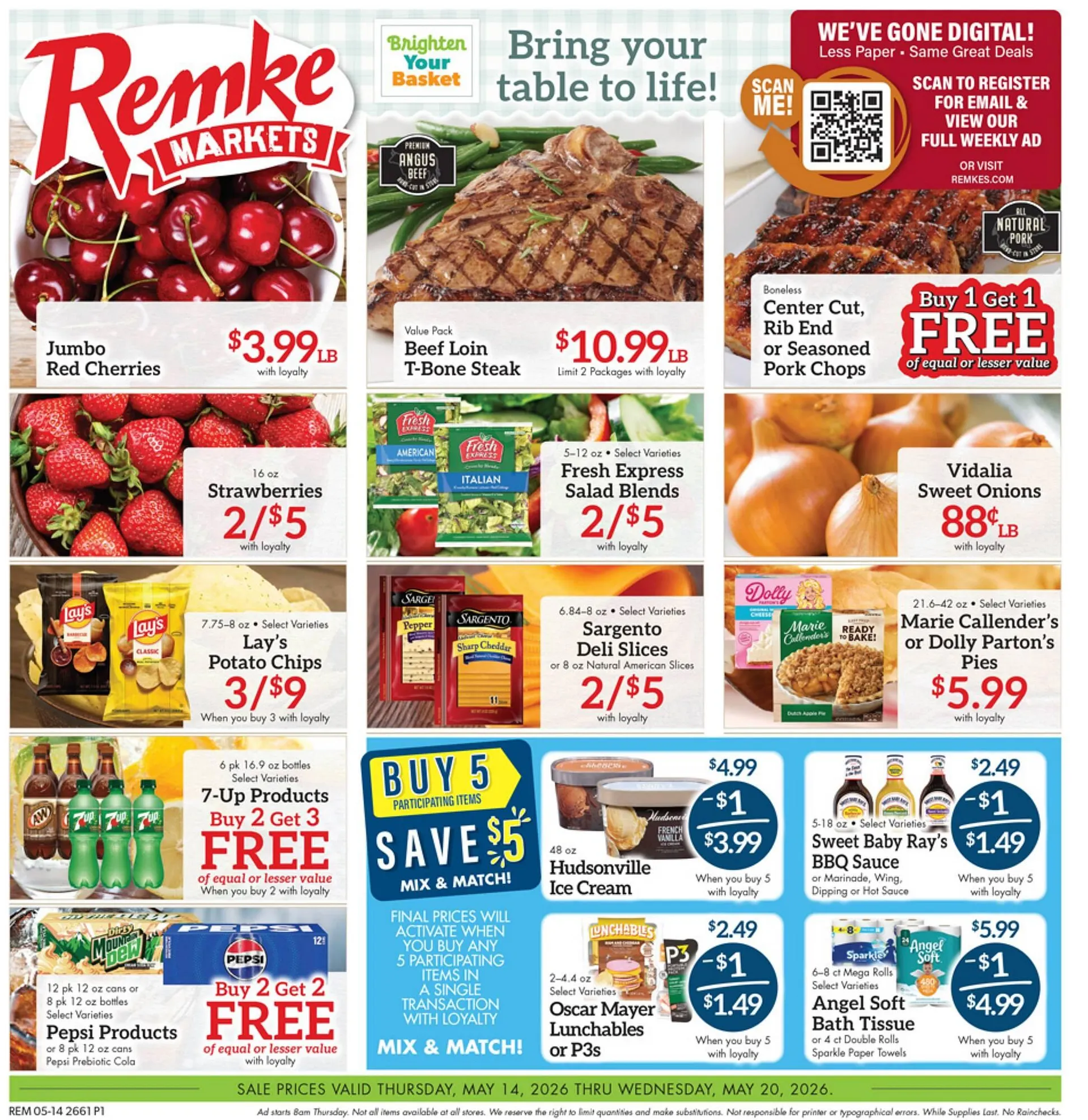 Weekly ad Remke weekly ad from May 14 to May 20 2026 - Page 1