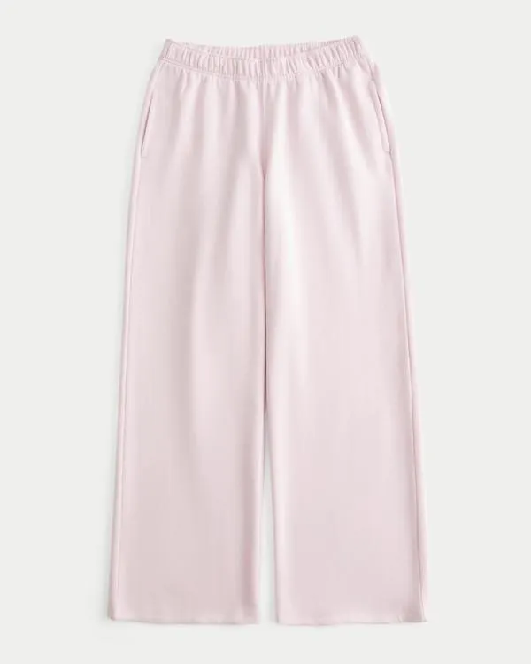 Wide-Leg Sweatpants