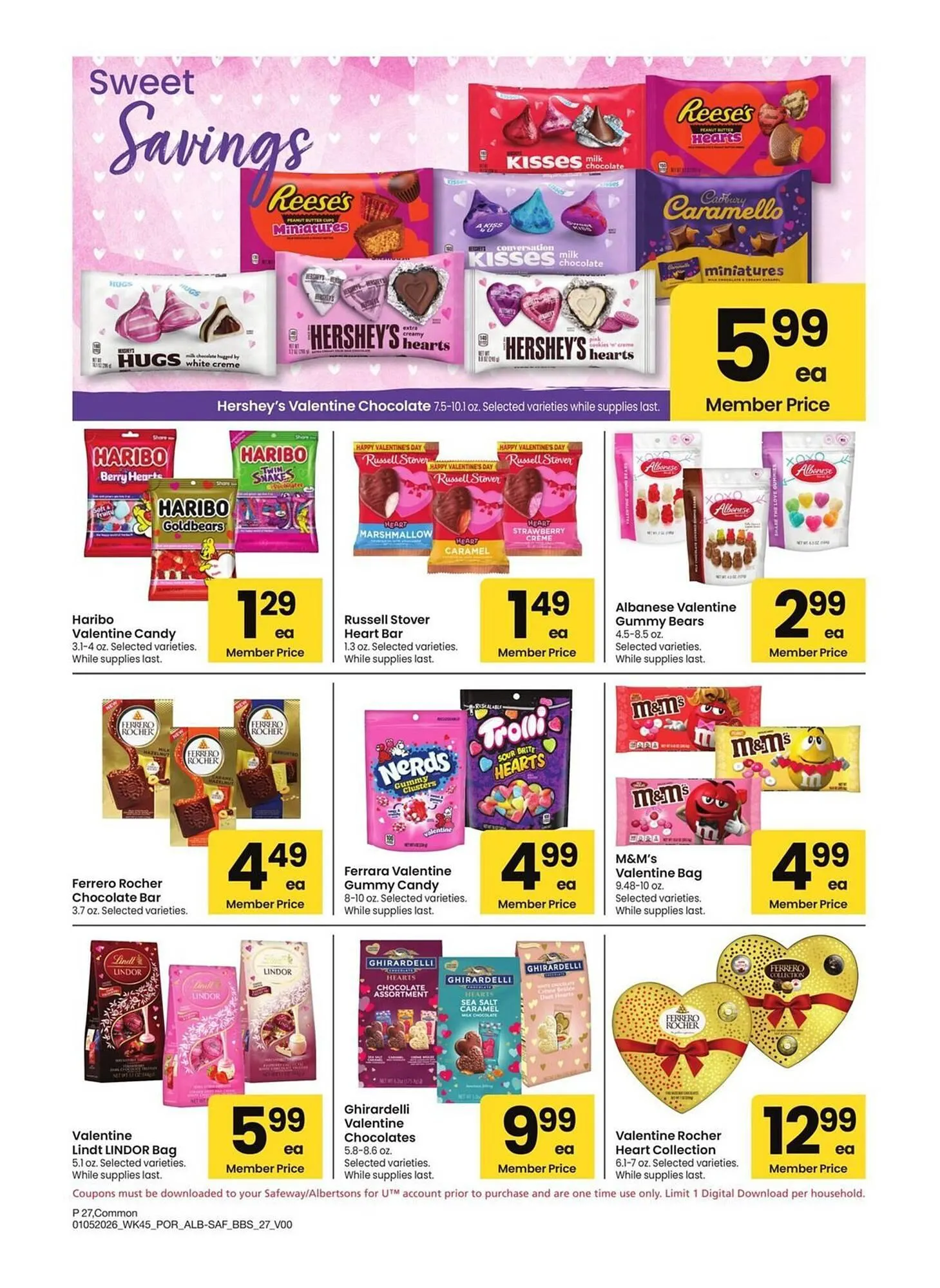 Weekly ad Albertsons weekly ad from January 5 to February 1 2026 - Page 27
