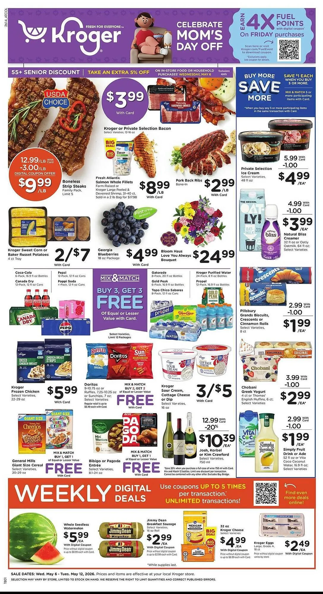 Weekly ad Kroger weekly ad from May 6 to May 12 2026 - Page 1