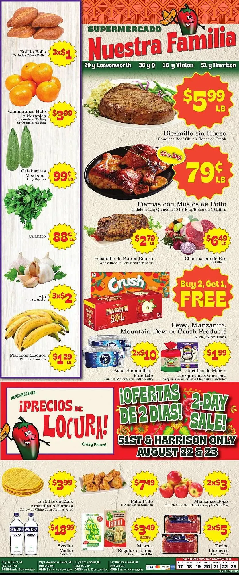 Supermercado Nuestra Familia Weekly Ad - 1