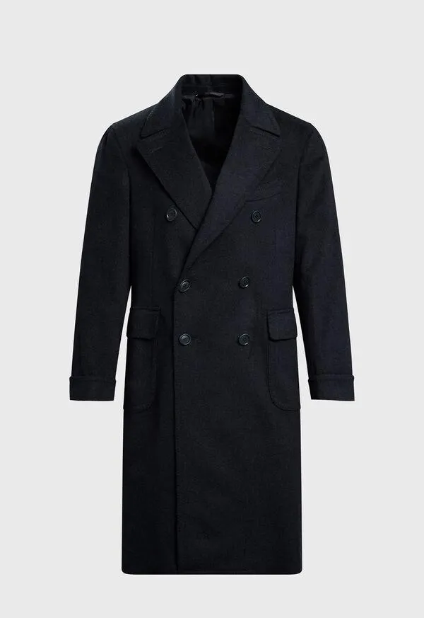 Wool & Cashmere Double Breasted Overcoat
