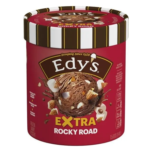 Edy's/Dreyer's Extra Rocky Road, 1.5 Qt
