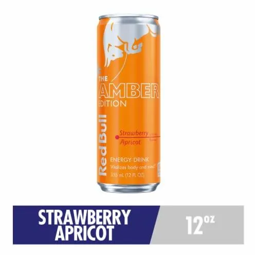 Red Bull Amber Edition Strawberry Apricot Energy Drink