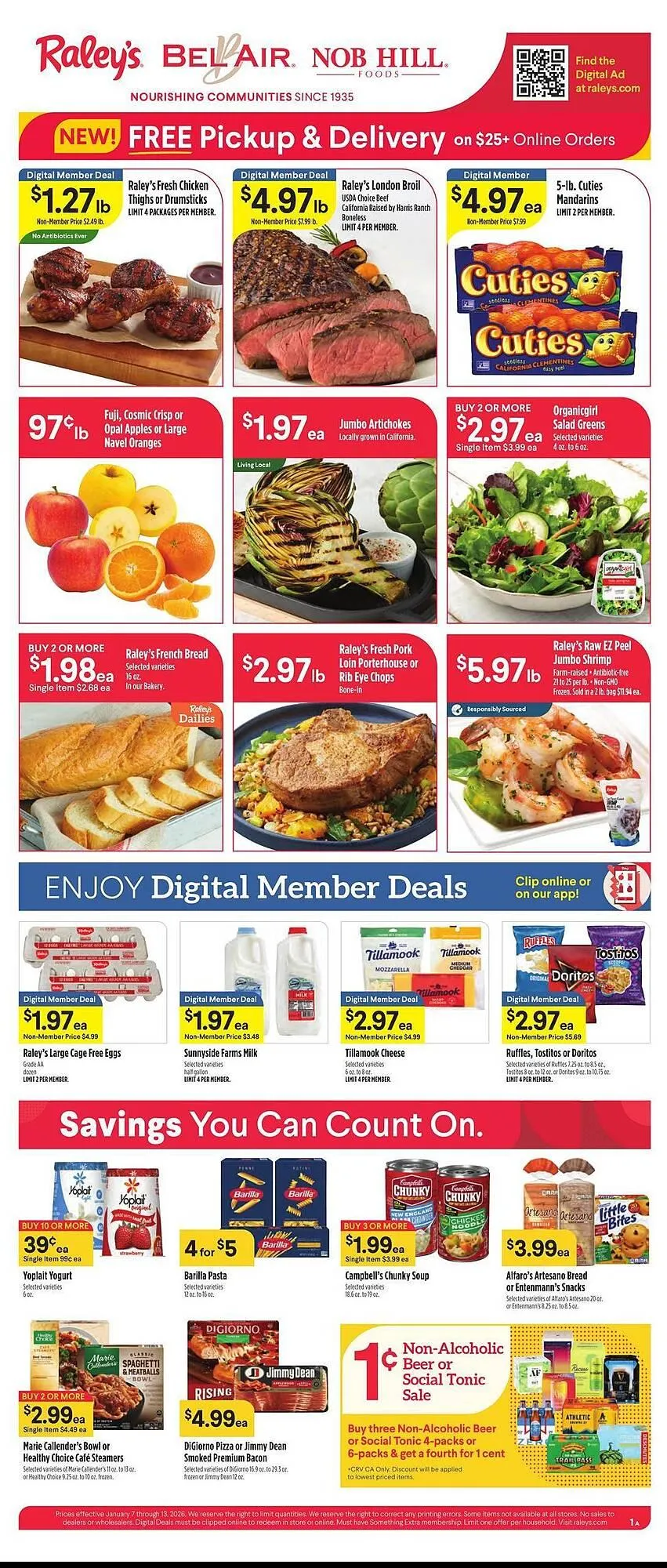 Weekly ad Nob Hill weekly ad from January 7 to January 13 2026 - Page 1