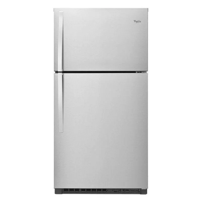 Whirlpool 33 in. 21.3 cu. ft. Top Freezer Refrigerator - Monochromatic Stainless Steel