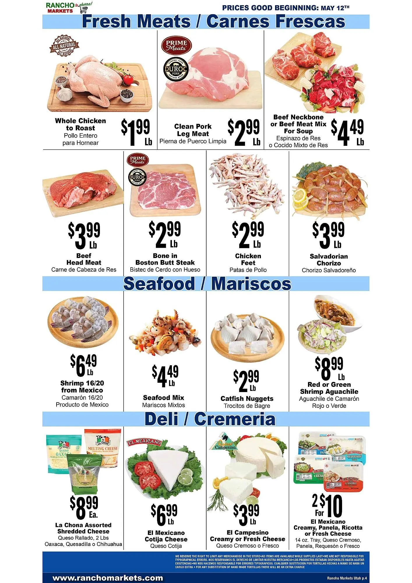 Weekly ad Rancho Markets weekly ad from May 12 to May 18 2026 - Page 4