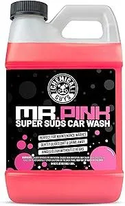 Chemical Guys Mr. Pink Foaming Car Wash Soap, High-Suds pH-Balanced Car Shampoo, Safe for Wax & Sealants, Works with Foam Cannons & Bucket Wash, Safe on All Paint Finishes, 64 oz, Candy Scent