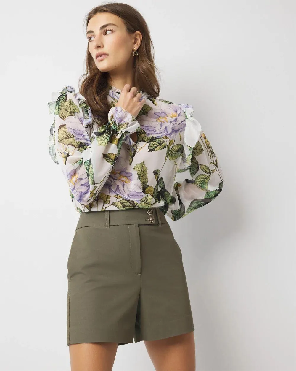 High-Rise Extended Tab Short