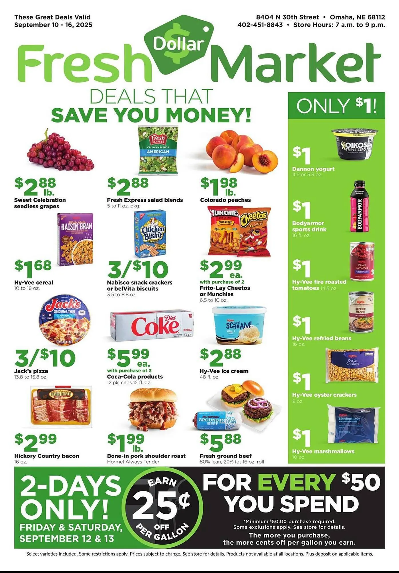 Weekly ad Hy-Vee weekly ad from September 10 to September 16 2025 - Page 1