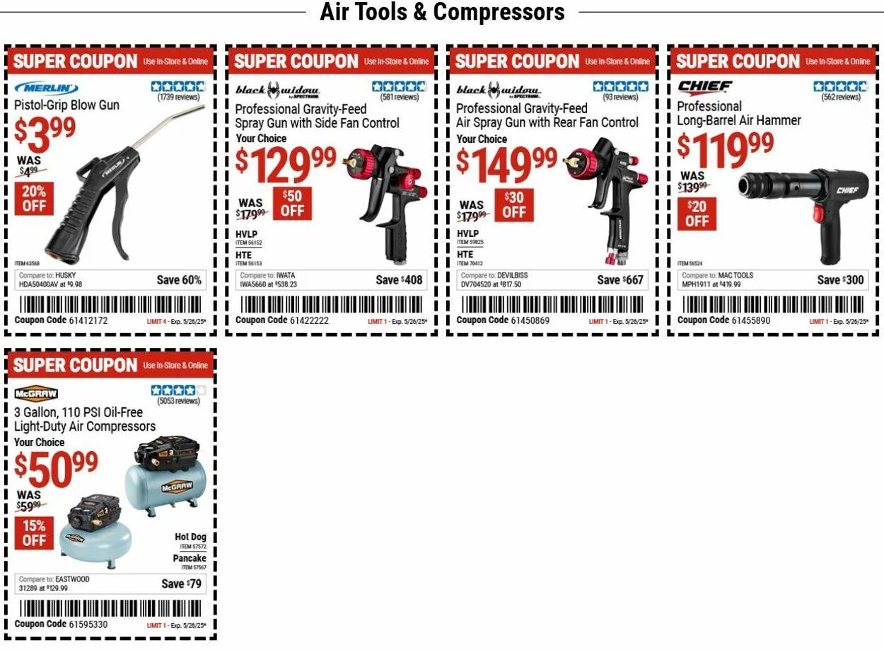 Weekly ad Harbor Freight from May 12 to May 21 2025 - Page 1