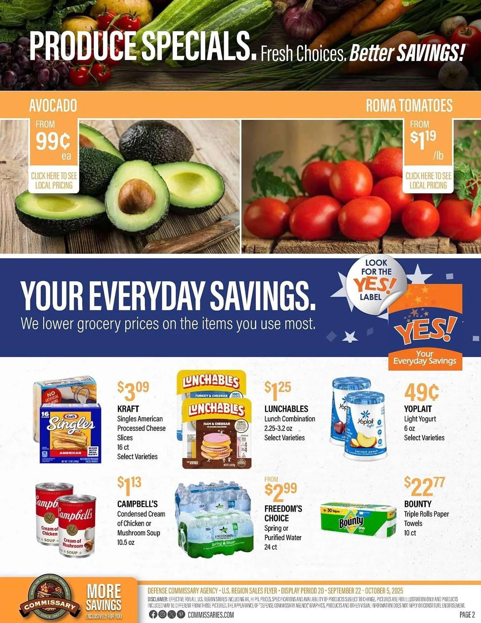Weekly ad Commissary weekly ad from September 22 to October 5 2025 - Page 2