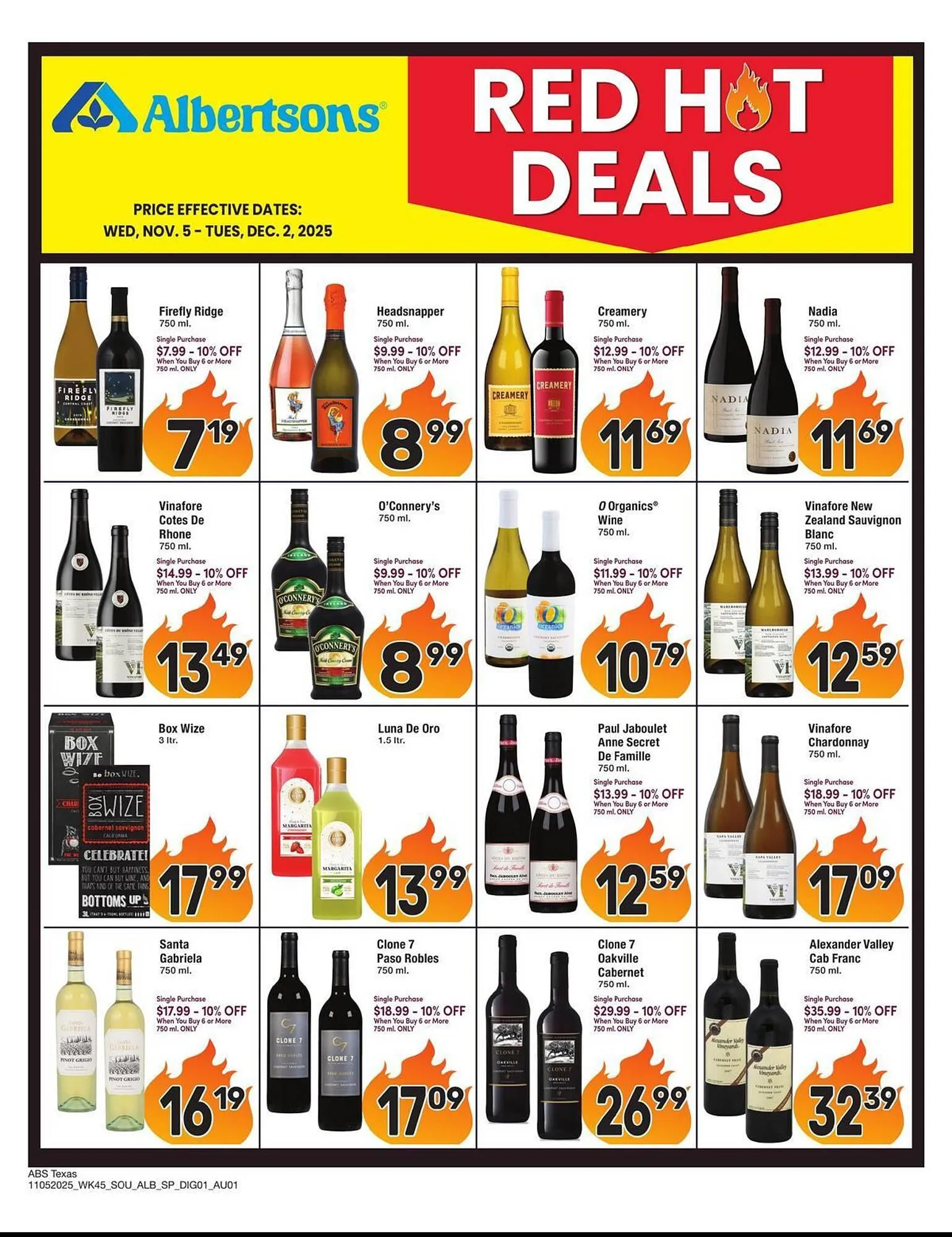Weekly ad Albertsons weekly ad from November 5 to December 2 2025 - Page 1