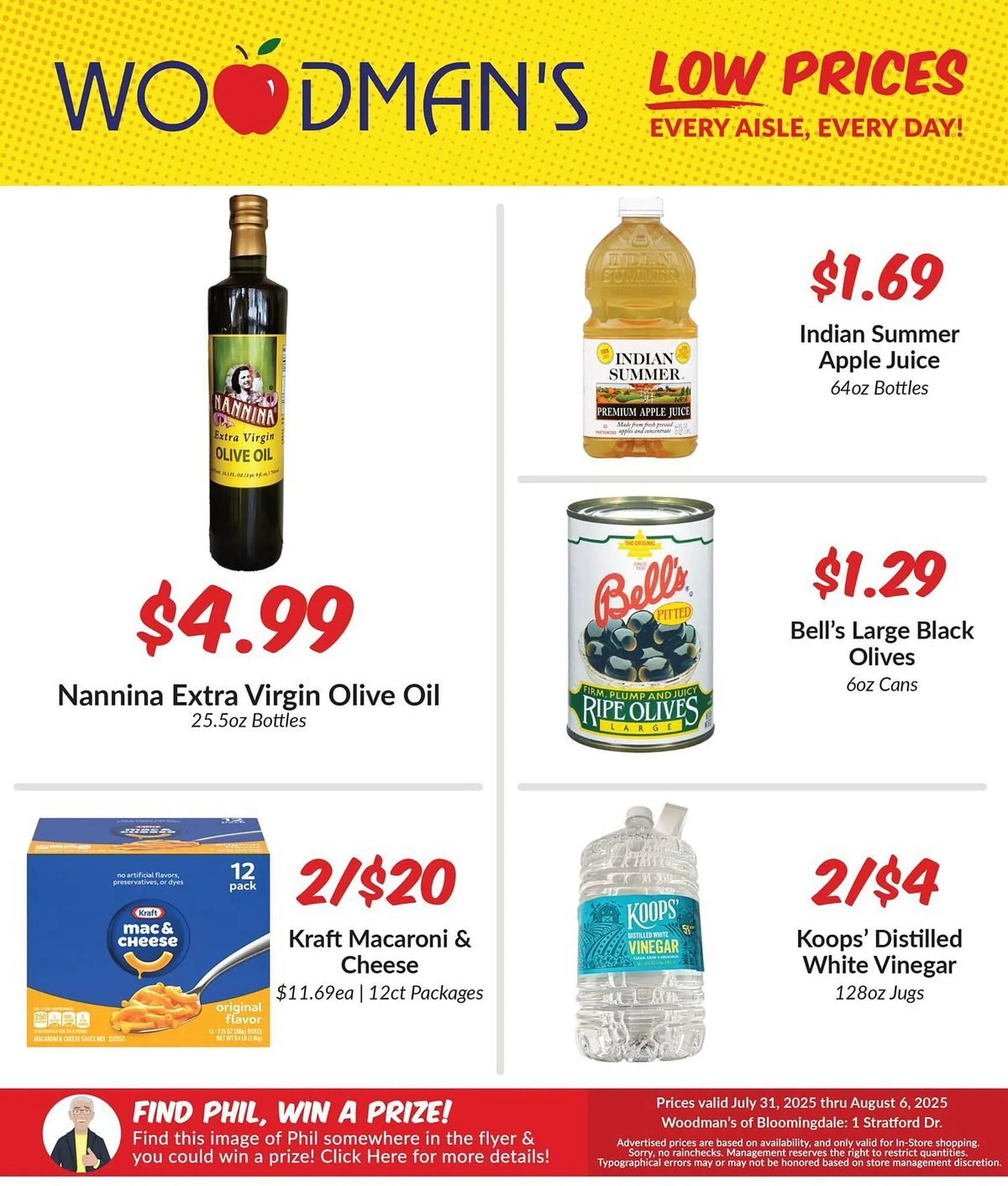 Weekly ad Woodman's Weekly Ad from July 31 to August 6 2025 - Page 1
