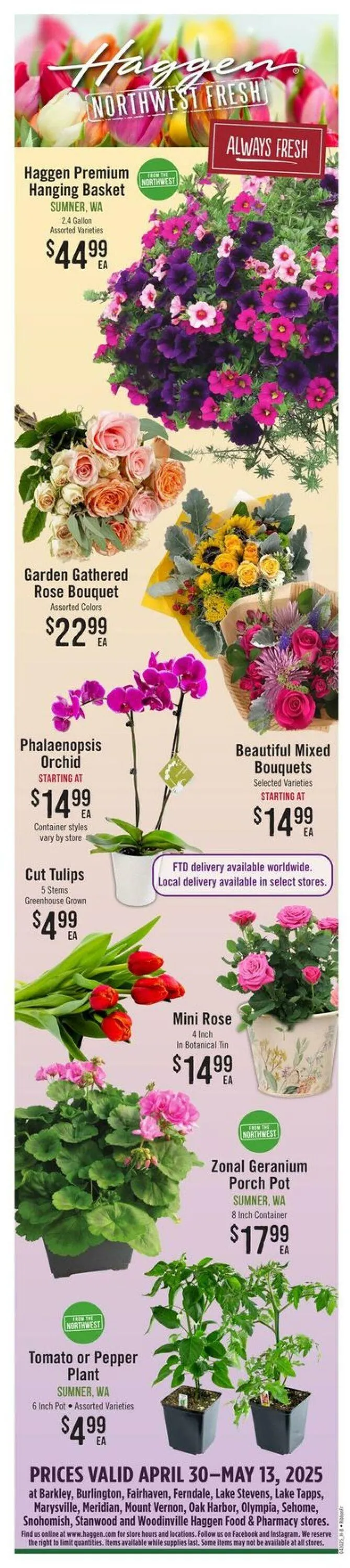 Weekly ad Haggen Current weekly ad from April 30 to May 13 2025 - Page 1
