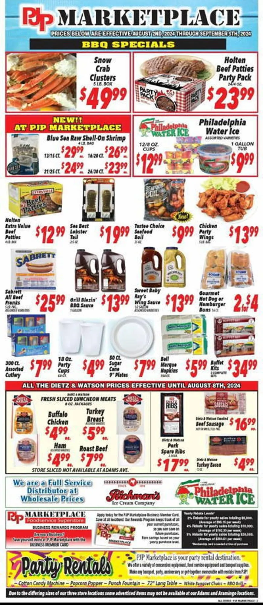 Weekly ad PJP Marketplace Weekly Ad from August 2 to August 8 2024 - Page 3