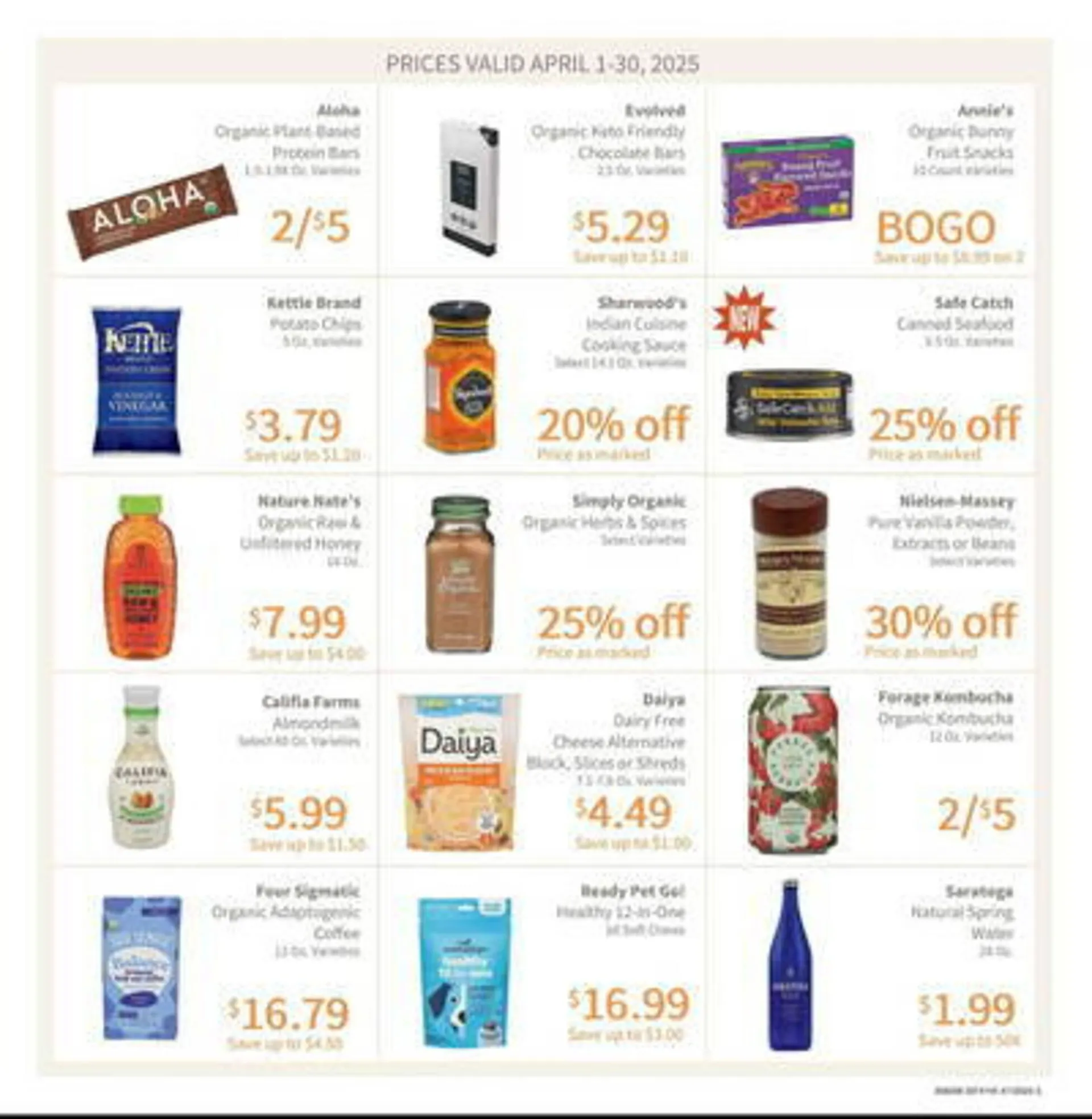 Weekly ad Akin's Natural Foods Weekly Ad from April 1 to April 30 2025 - Page 3
