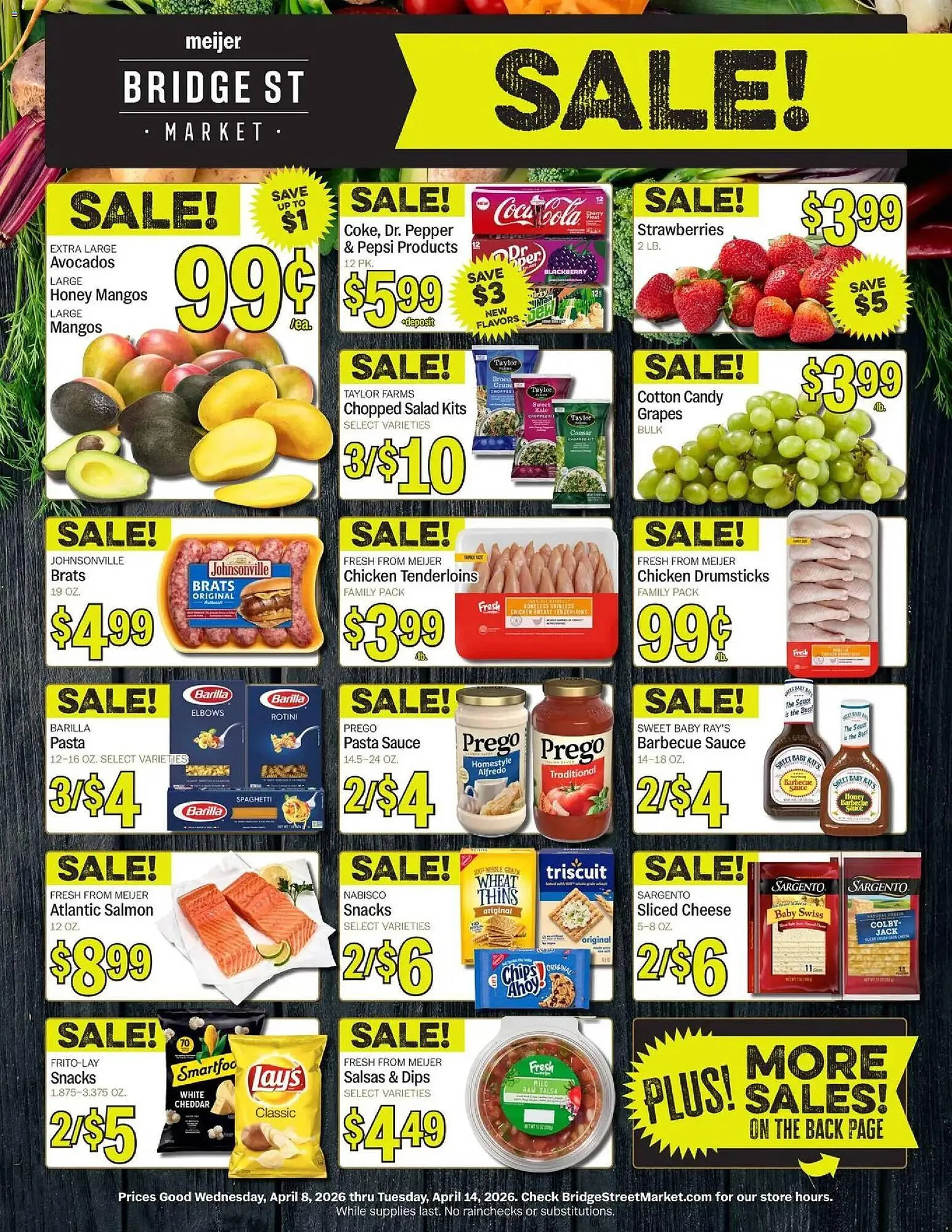 Weekly promotion Meijer weekly ad spanning from April 8 to April 14 2026 - Page 1 for Catalogue 365