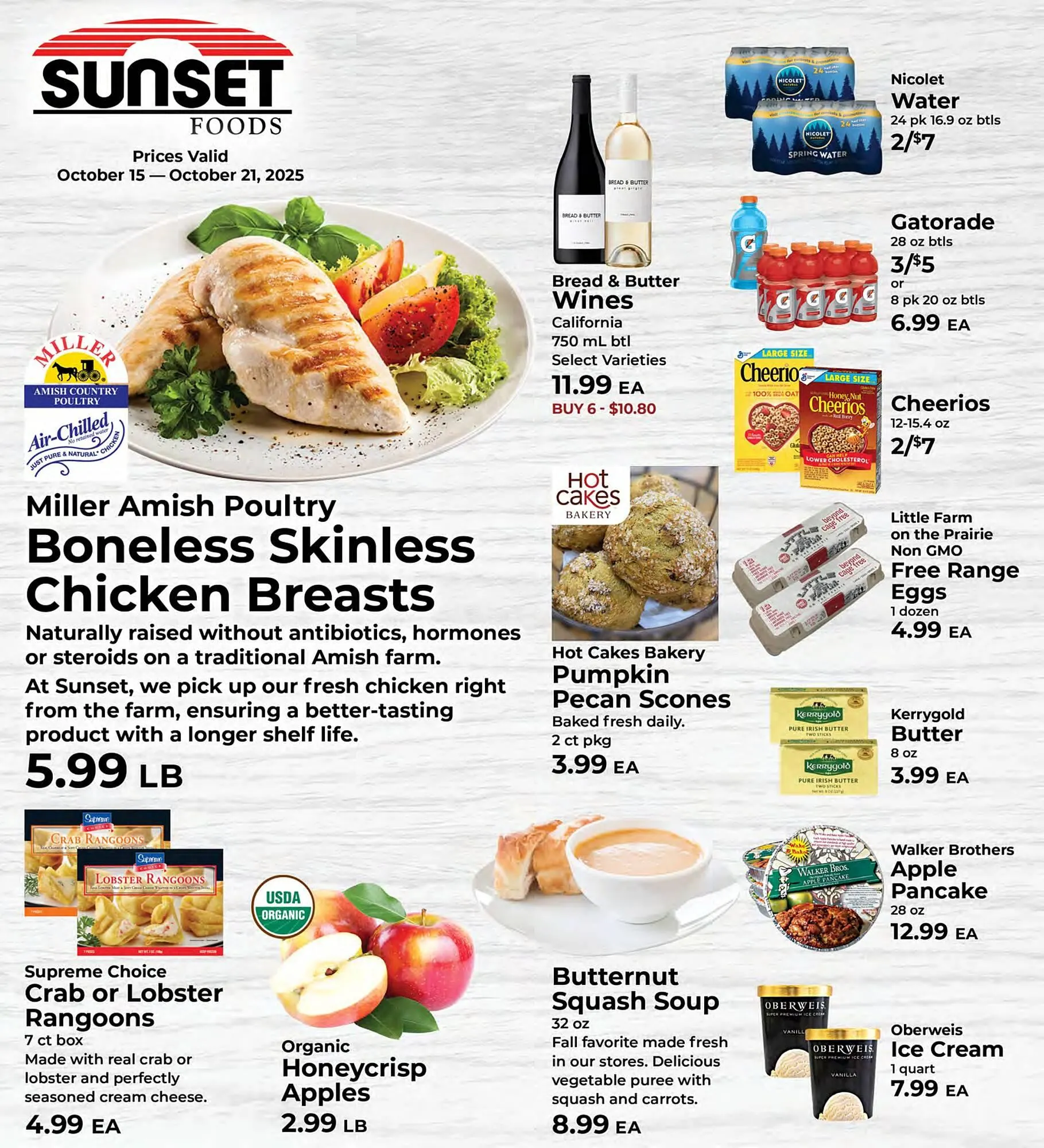 Weekly ad Sunset Foods weekly ad from October 15 to October 21 2025 - Page 1