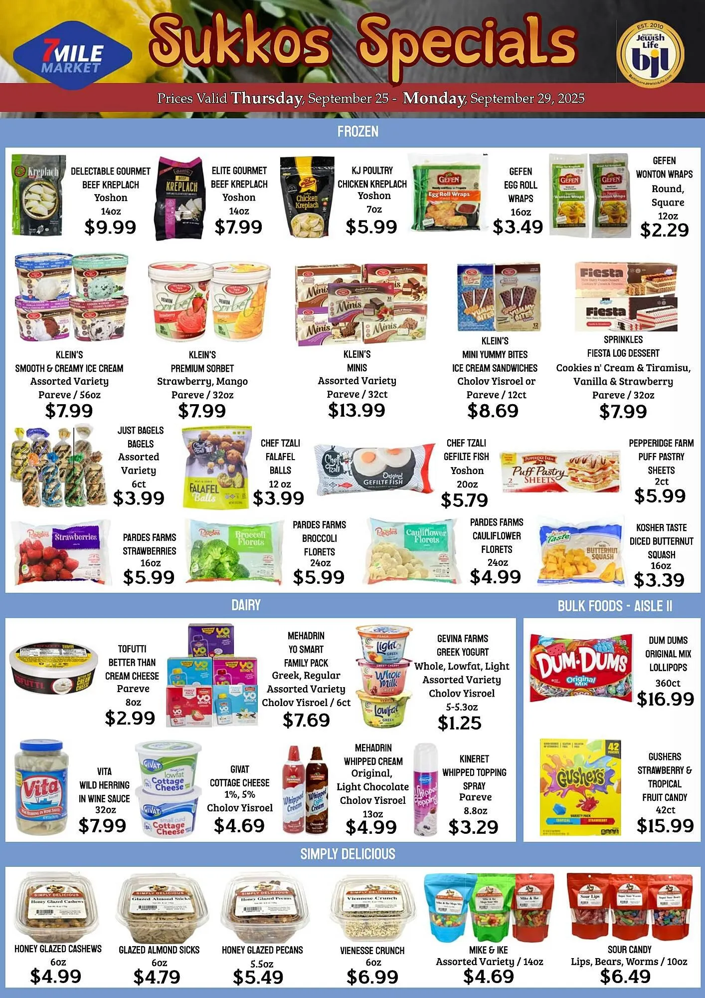 Weekly ad Seven Mile Market circular from September 25 to September 29 2025 - Page 1