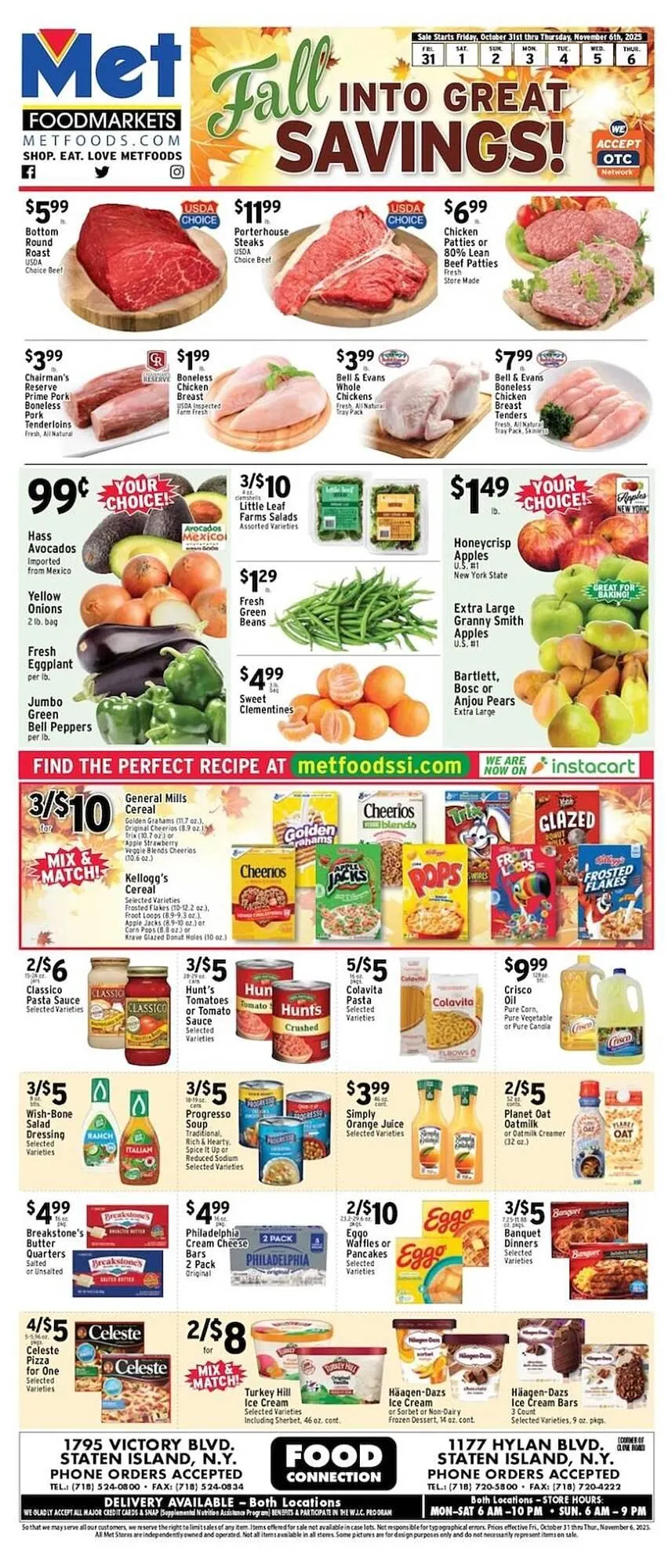 Weekly ad Met Foodmarkets weekly ad from October 31 to November 6 2025 - Page 1