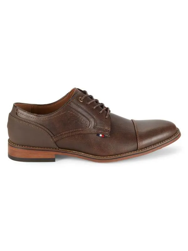 Banly Faux Leather Derby Shoes