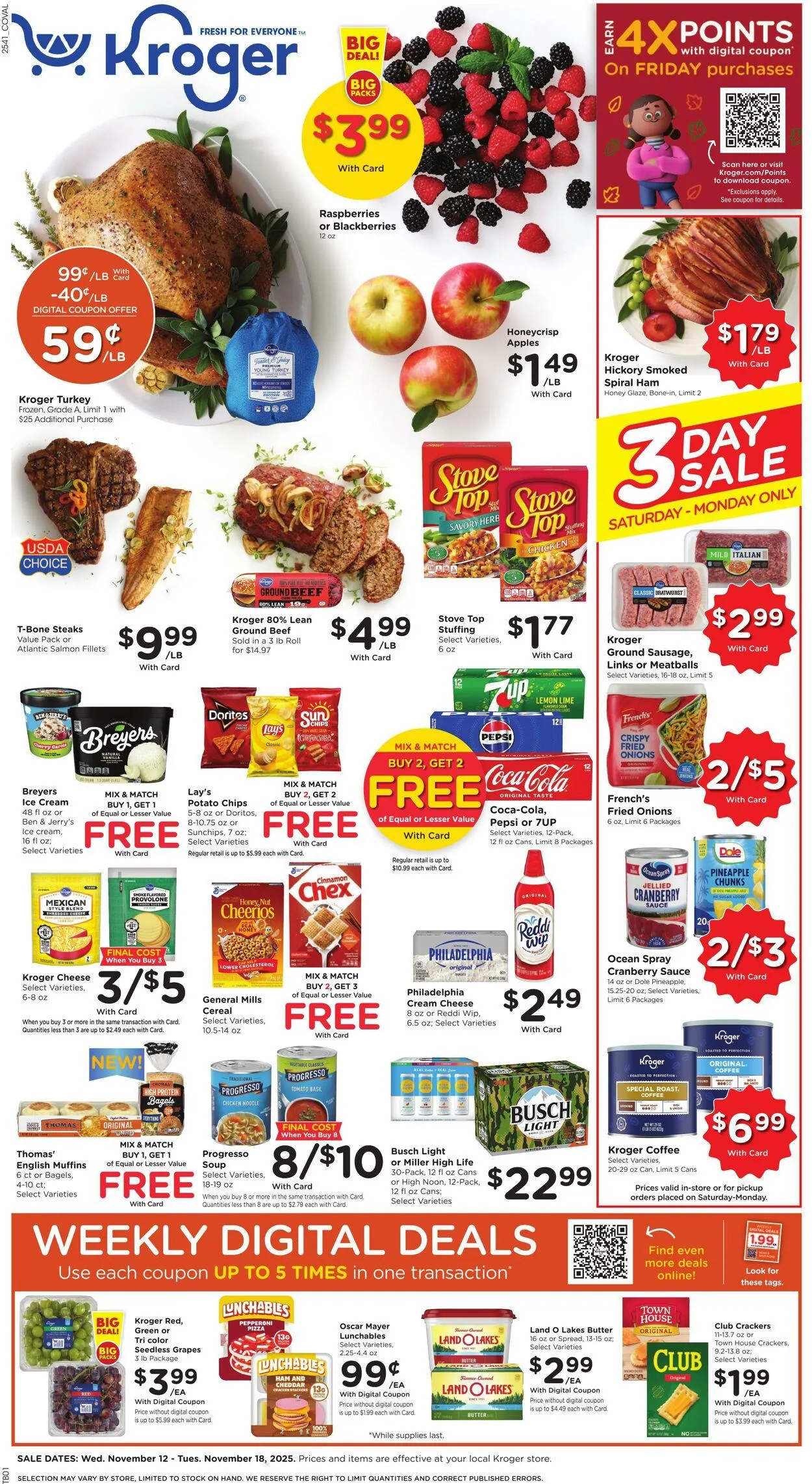 Weekly ad Kroger Current weekly ad from November 12 to November 18 2025 - Page 1