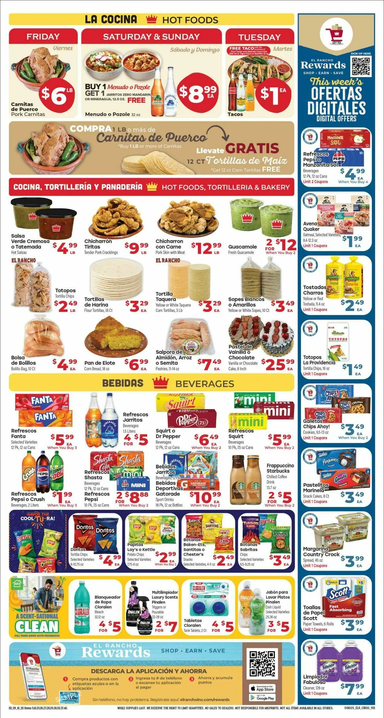 Weekly promotion El Rancho spanning from September 10 to September 16 2025 - Page 3 for Catalogue 365