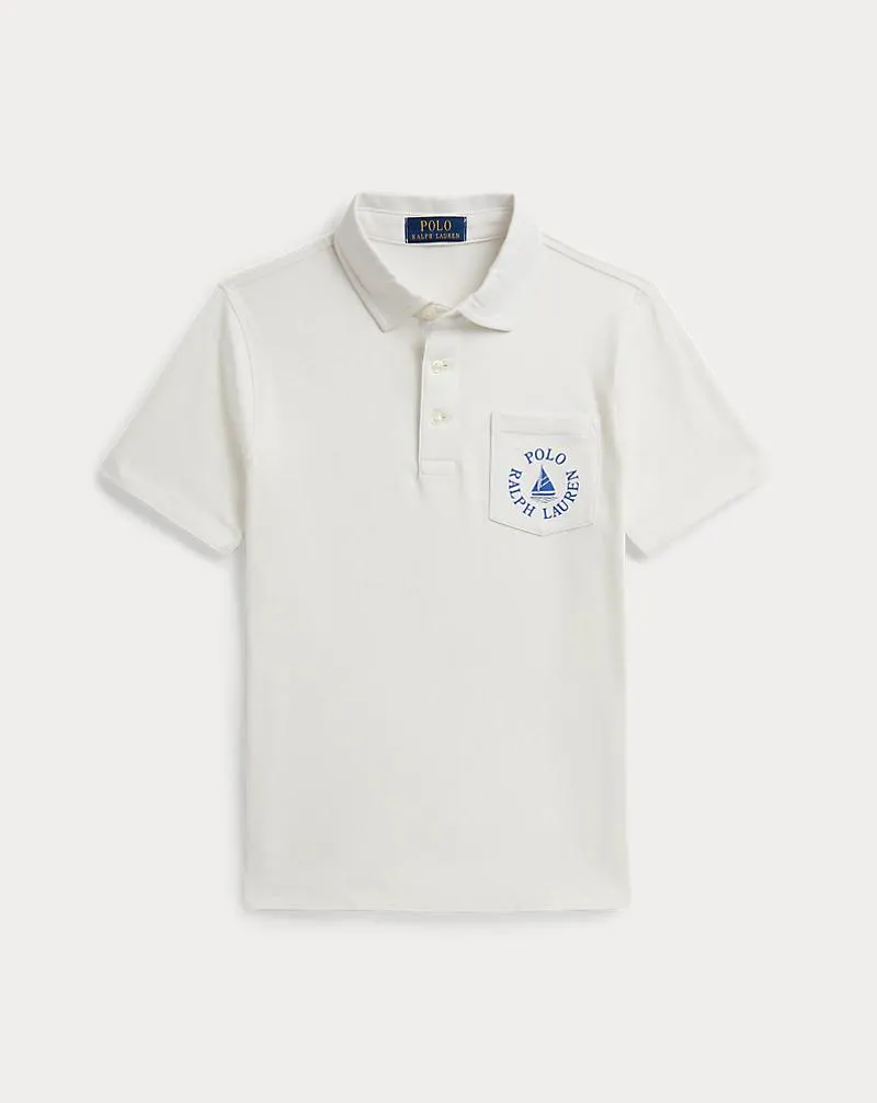 Logo Cotton Jersey Polo Shirt