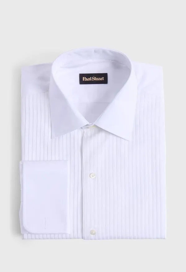 Slim Fit Narrow Pleat Formal Shirt