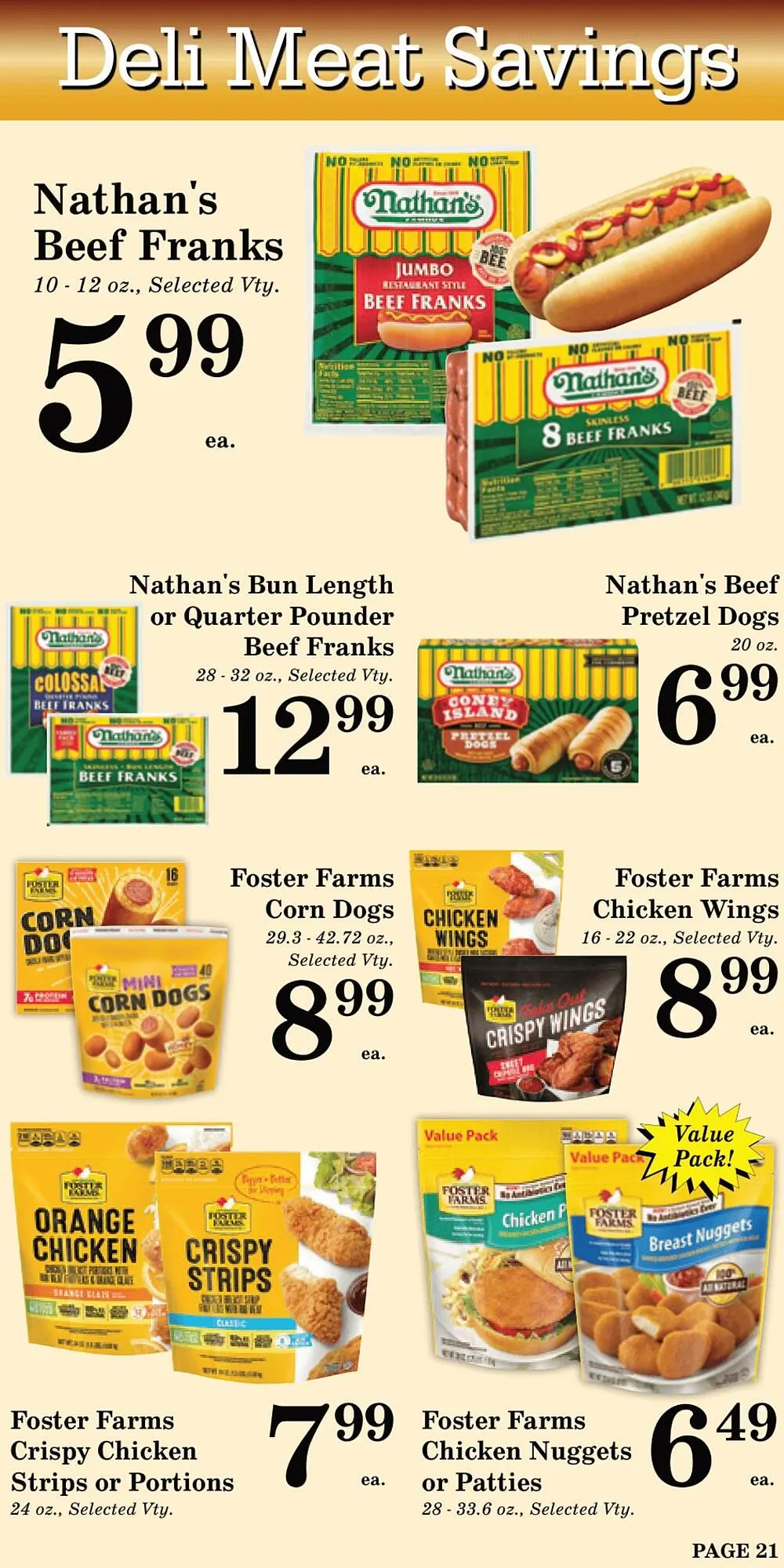 Weekly ad Harvest Foods weekly ad from March 4 to March 31 2026 - Page 22