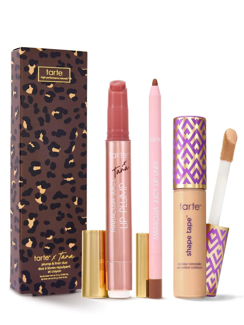 tarte™ x Tana lip kit + free shape tape™ concealer