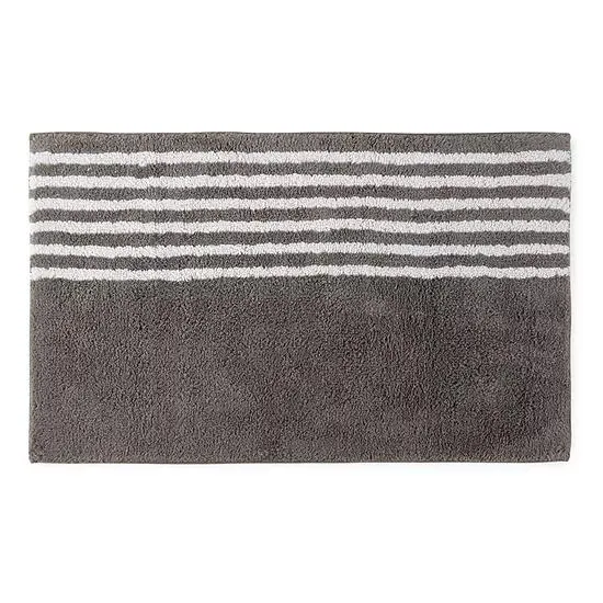 Liz Claiborne Horizontal Stripe Bath Rug