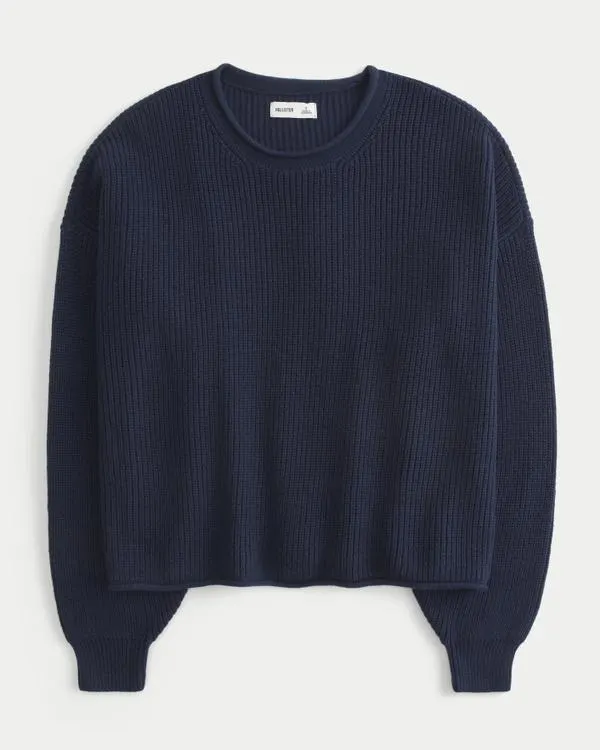 Easy Rollneck Crew Sweater